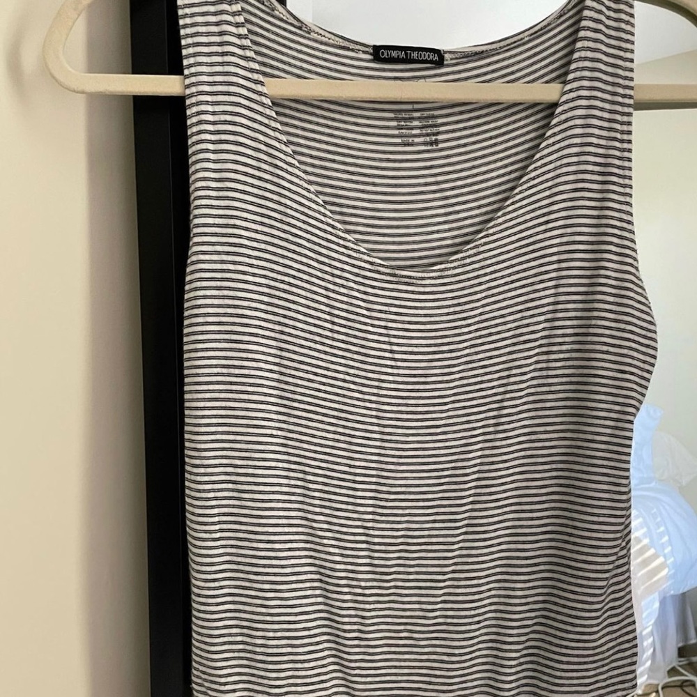 Striped body suit